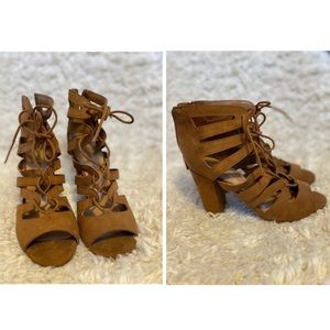 Laced Sandal Heels